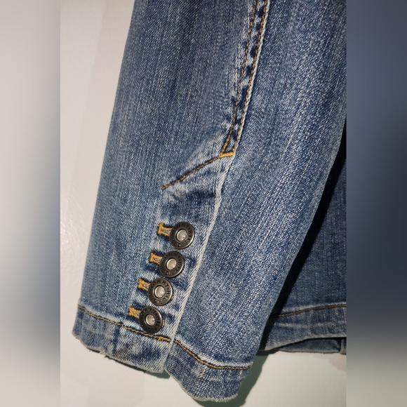 Tommy Hilfiger Y2K Jean Jacket Sz 16 - Picture 5 of 10